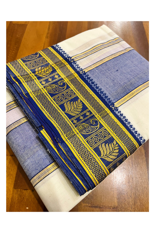 Southloom Pure Cotton Panchakacham with Angavastram (9+5) / Iyer Vesthi