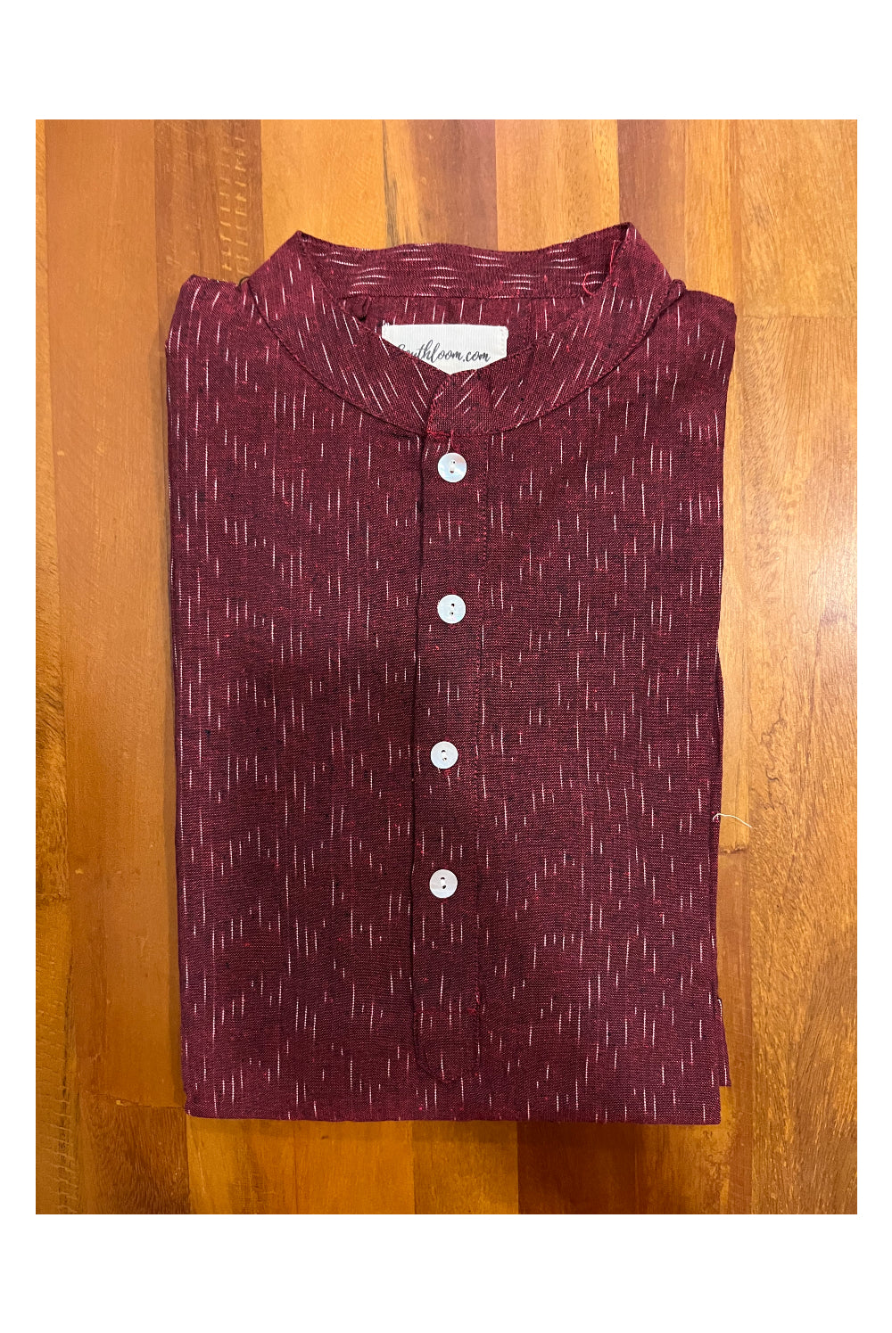 Cotton Jaipur Maroon Hand Block Printed Long Kurta