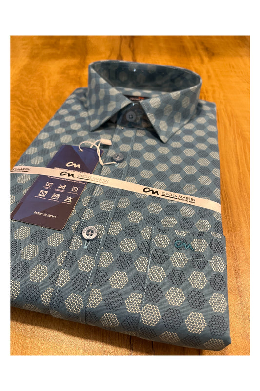 Pure Cotton Blue Shirt (40 FS)