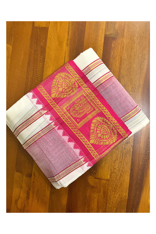 Southloom Pure Cotton Panchakacham with Angavastram (9+5) / Iyer Vesthi