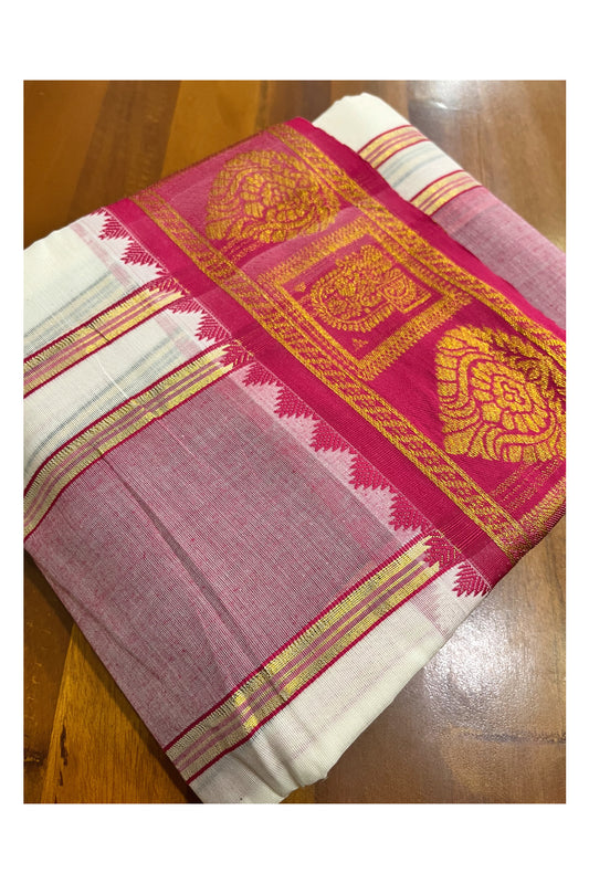 Southloom Pure Cotton Panchakacham with Angavastram (9+5) / Iyer Vesthi