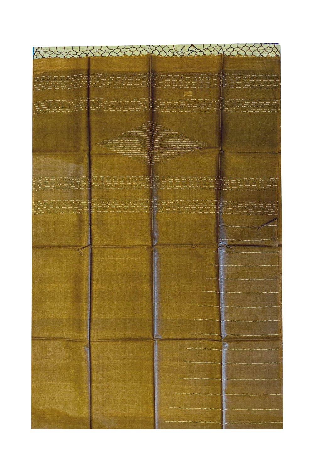 Southloom Pure Tussar Saree with Plain Body and Blouse Piece in Brown