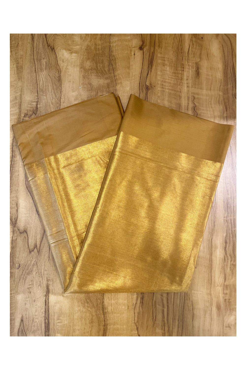 Southloom Special Semi Silk Saree with Gold Body and Golden Border