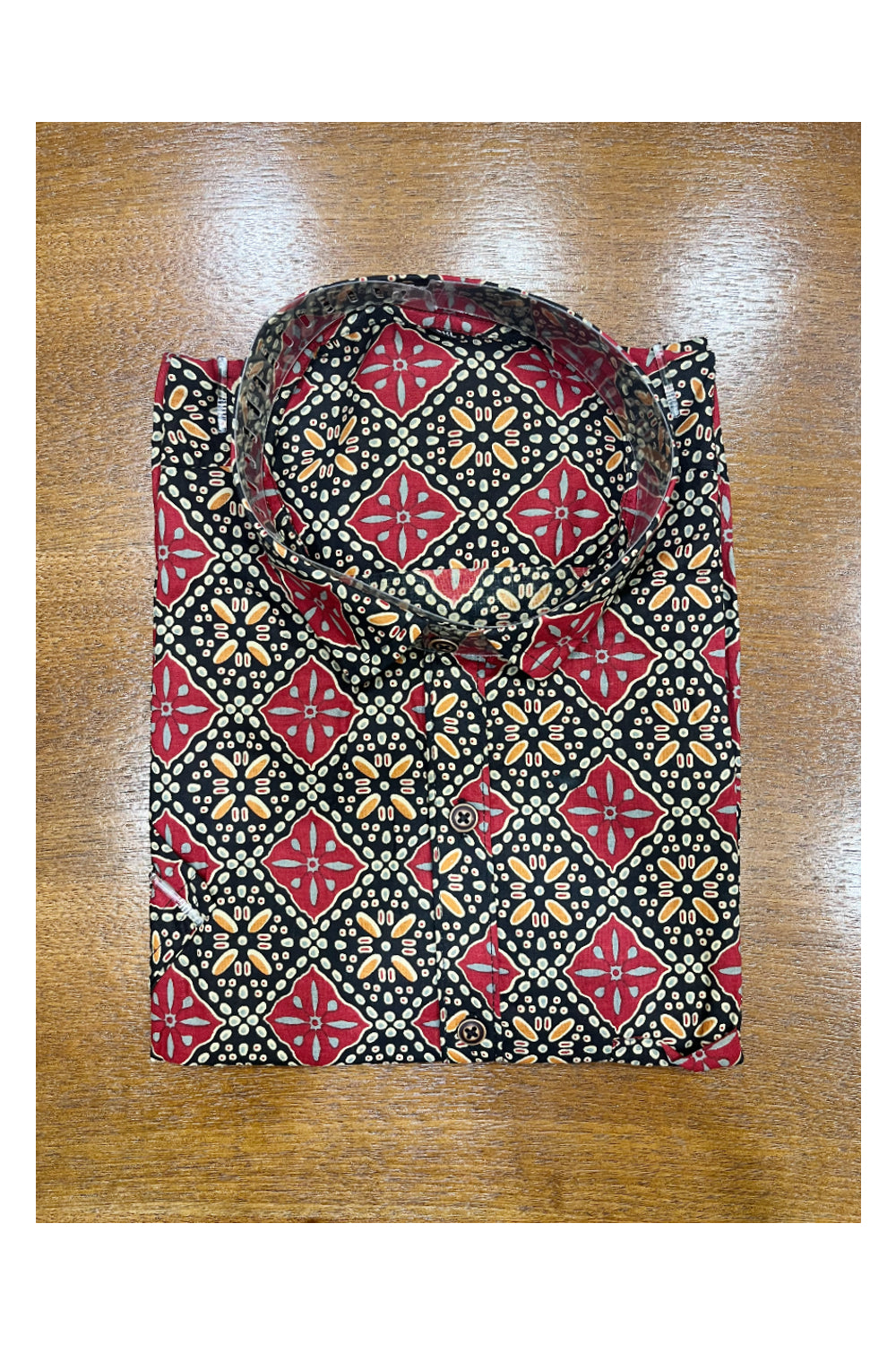 Southloom Jaipur Cotton Multi Colour Hand Block Printed Shirt (Half Sleeves)