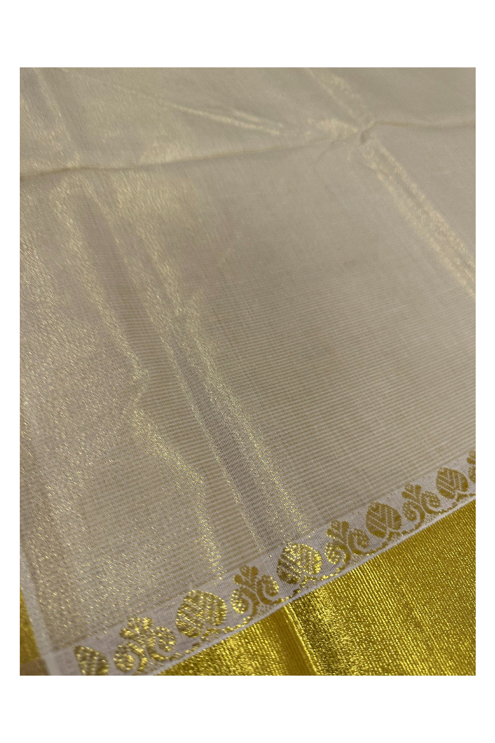 Kerala Pure Cotton Krishna Heavy Woven Work Kasavu Saree (Onam Saree 2023)