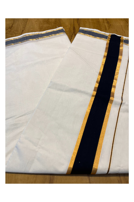 Pure Cotton Kerala Saree with Kasavu and Black Border