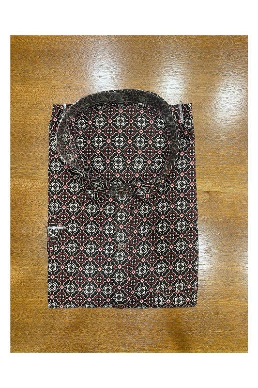 Southloom Jaipur Cotton Hand Block Printed Shirt (Half Sleeves)