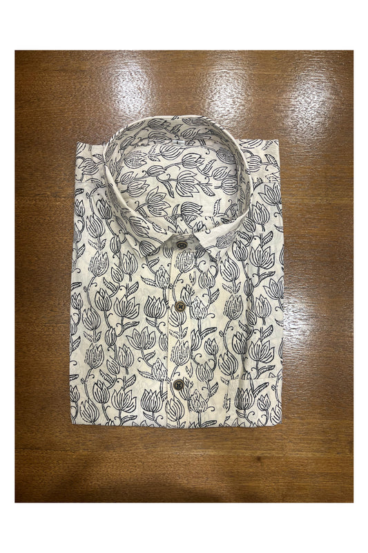 Southloom Jaipur Cotton Hand Block Printed Shirt (Full Sleeves)