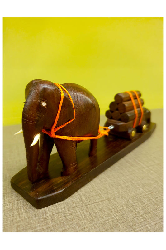 Southloom Handmade Elephant Handicraft (Carved from Rose Wood) 3 Inches