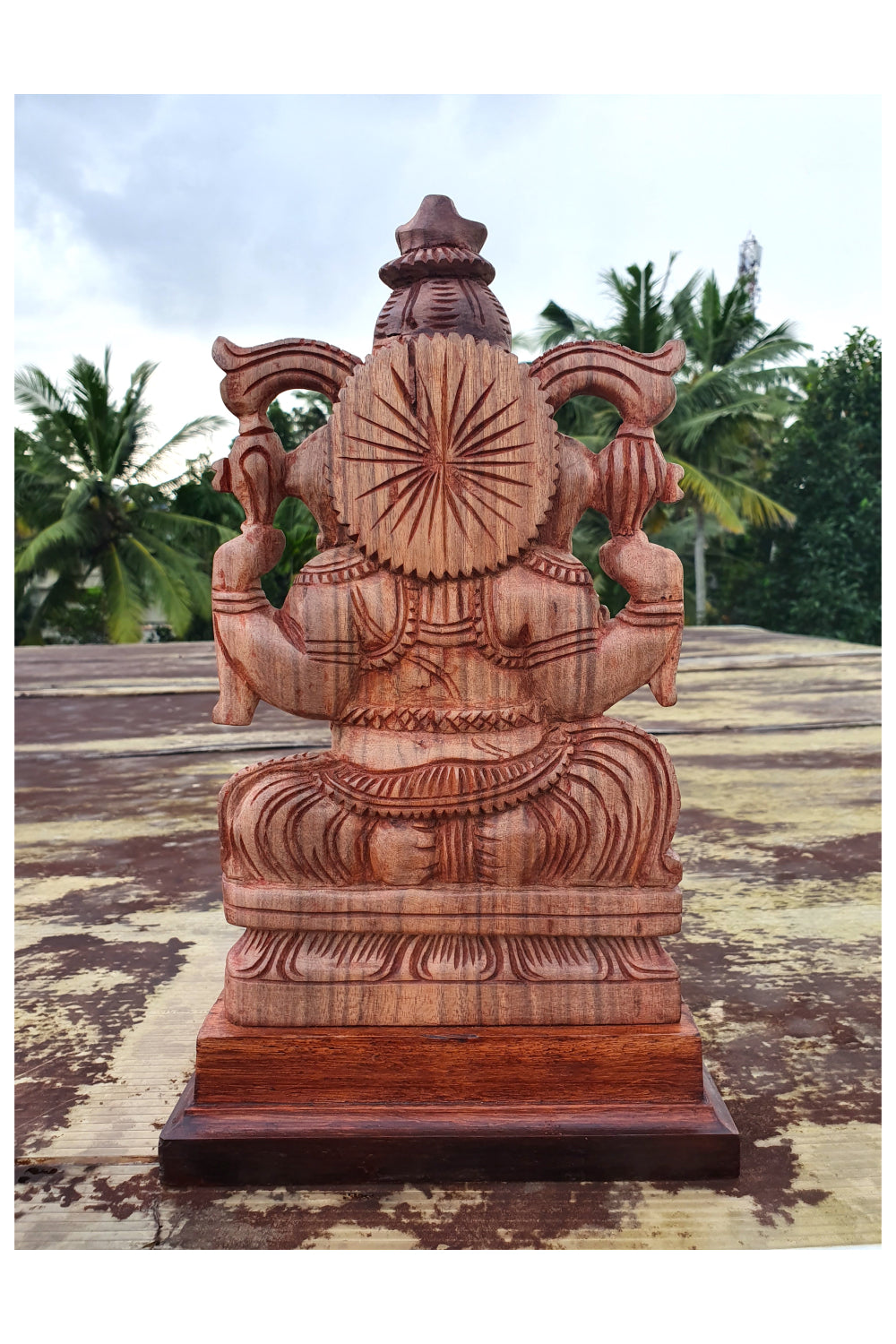 Southloom Handmade Ganesha Handicraft (Raw Rose Wood Finish)