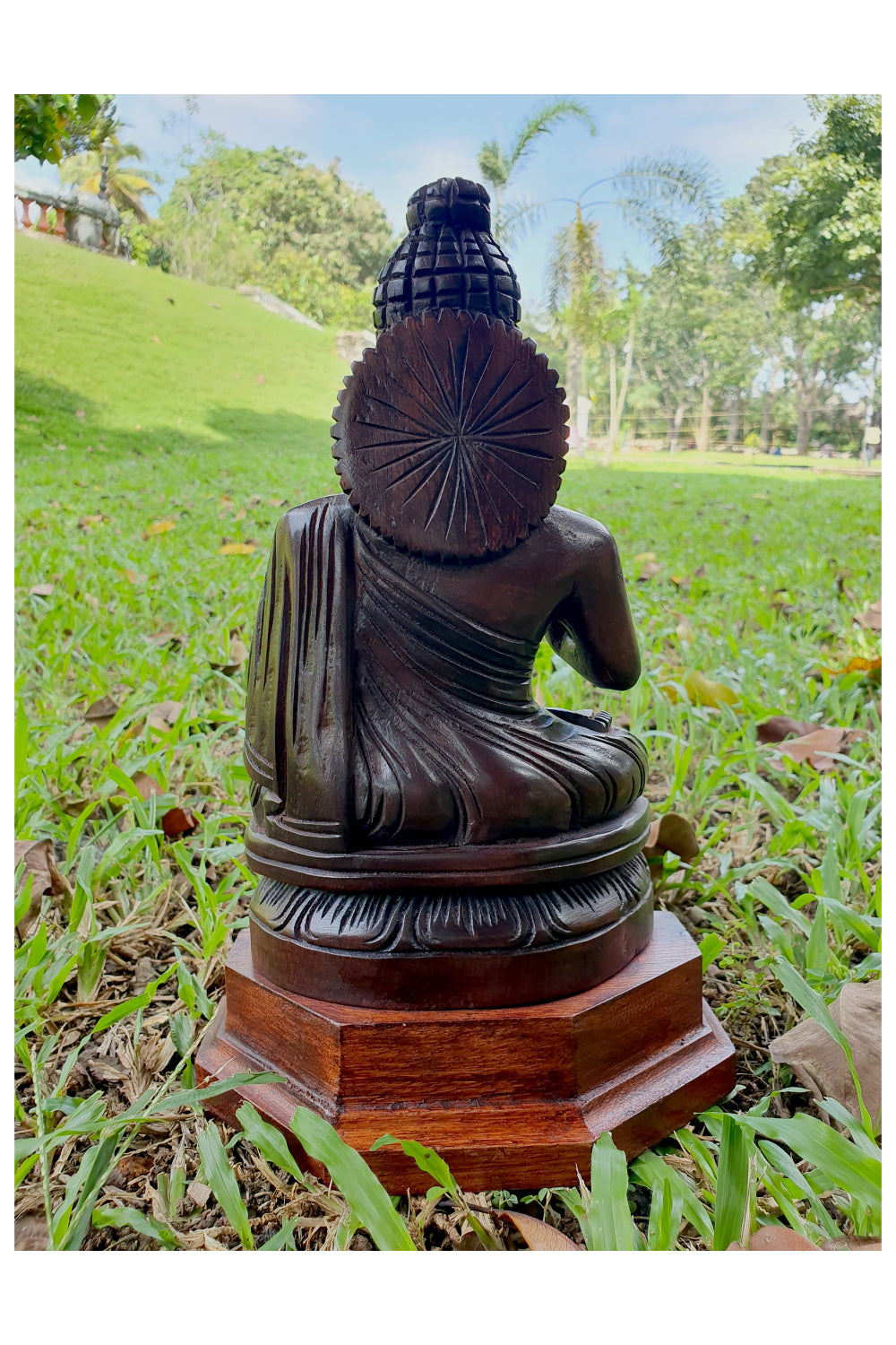 Southloom Handmade Buddha Handicraft (Carved from Rose Wood)