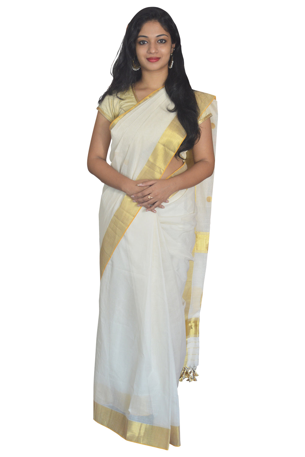 Southloom™ Balaramapuram Unakkupaavu Handloom Kasavu Saree