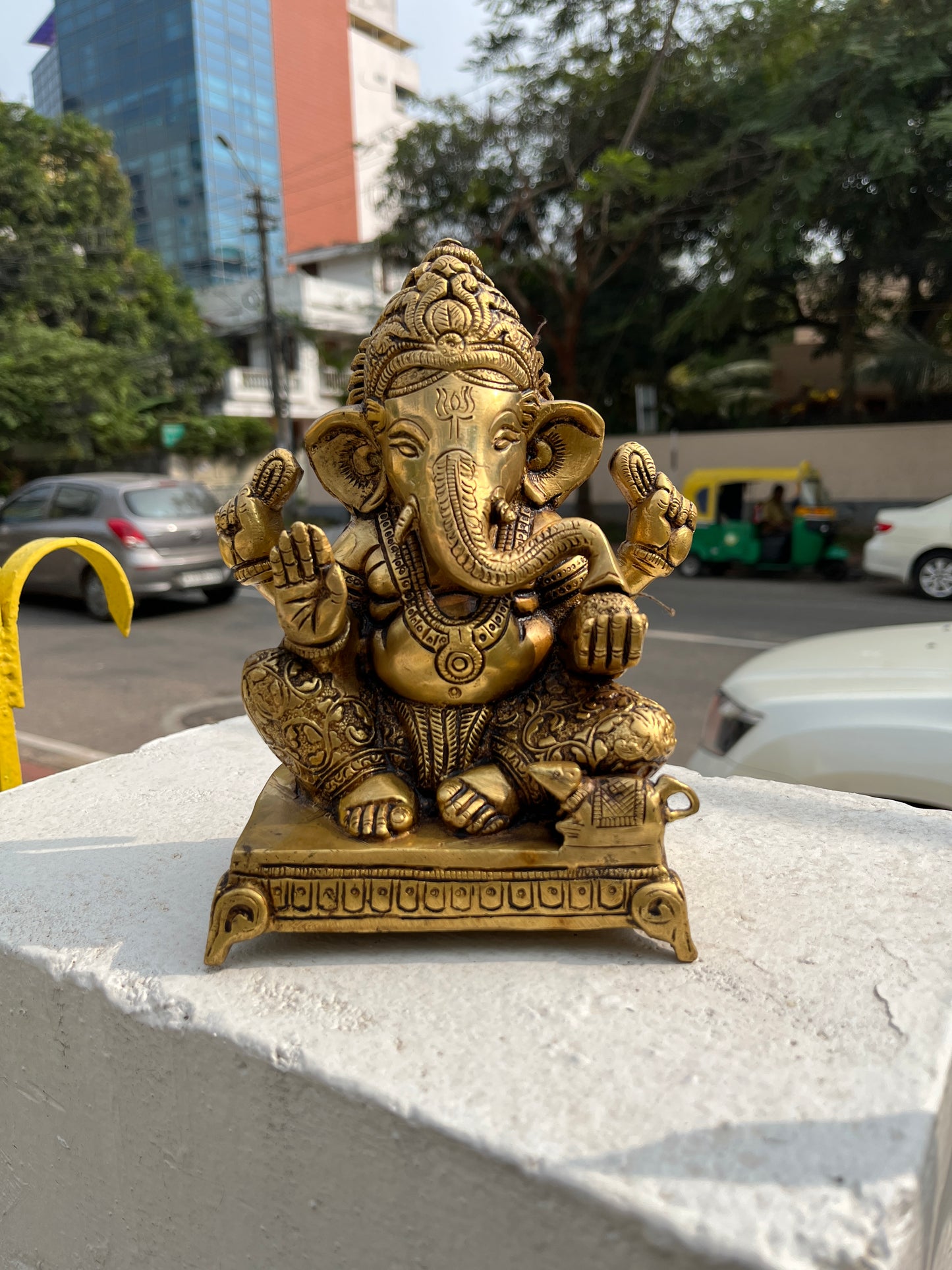 Southloom Solid Brass Handmade Ganesha Handicraft