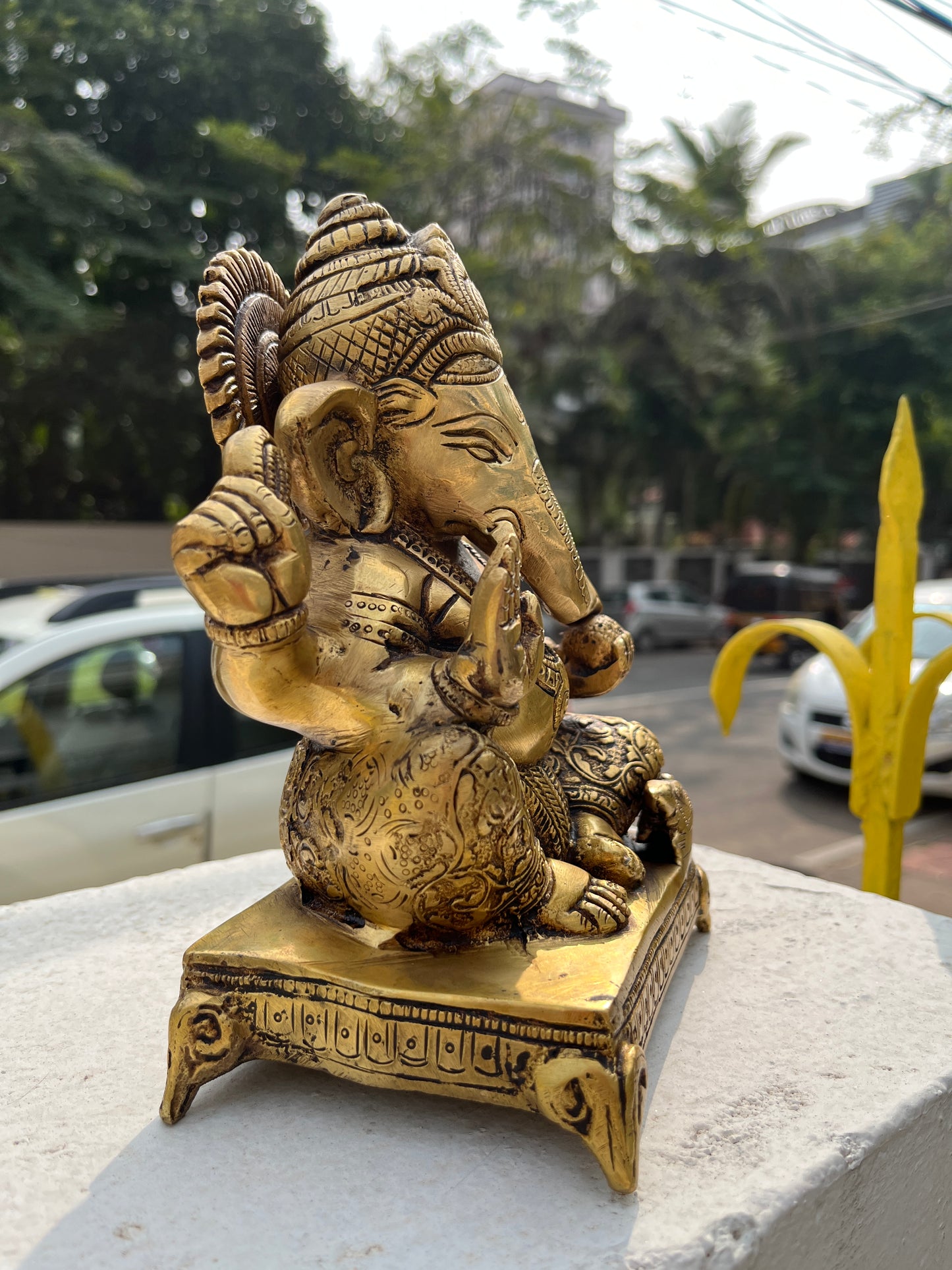 Southloom Solid Brass Handmade Ganesha Handicraft