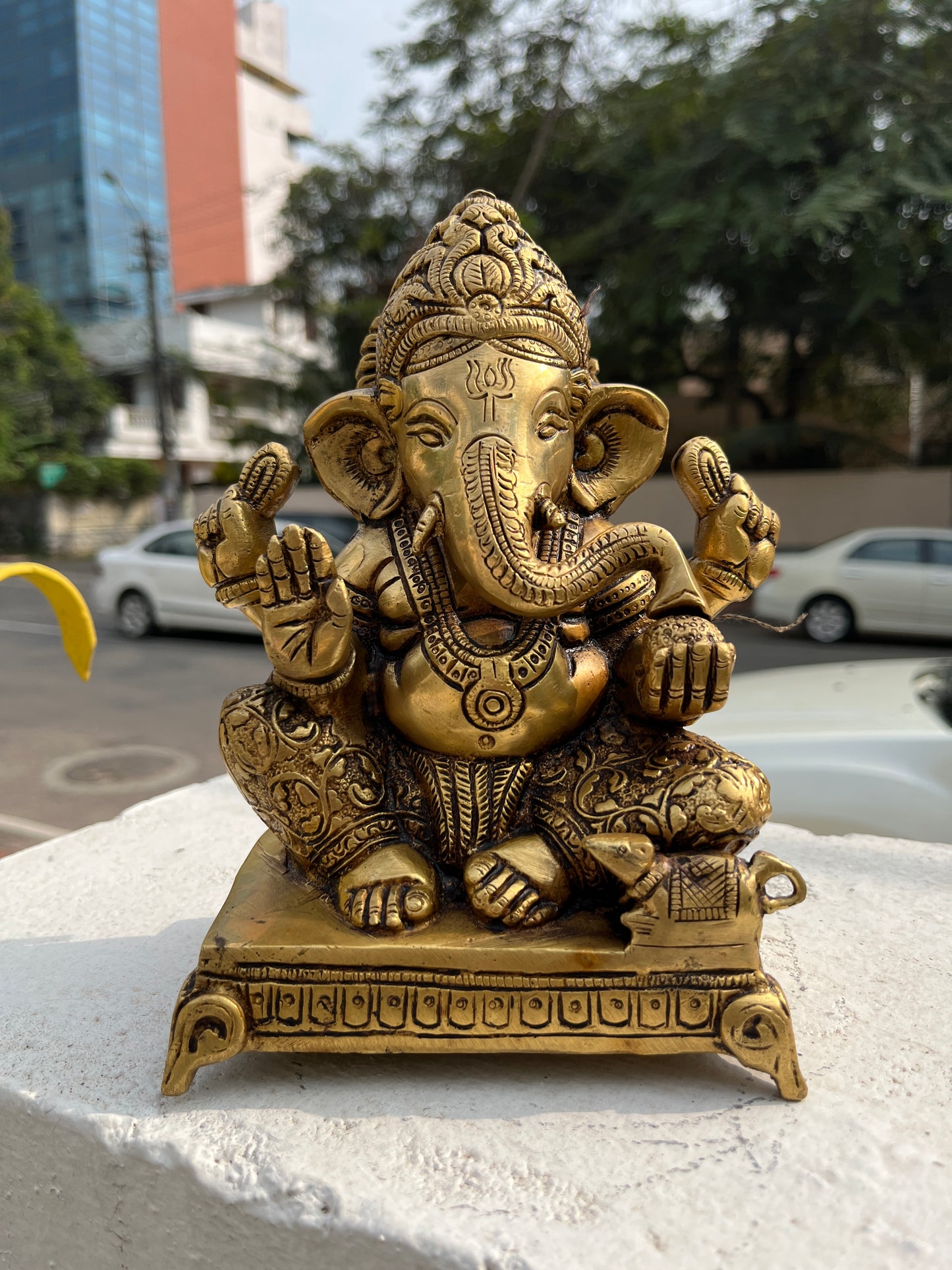 Southloom Solid Brass Handmade Ganesha Handicraft