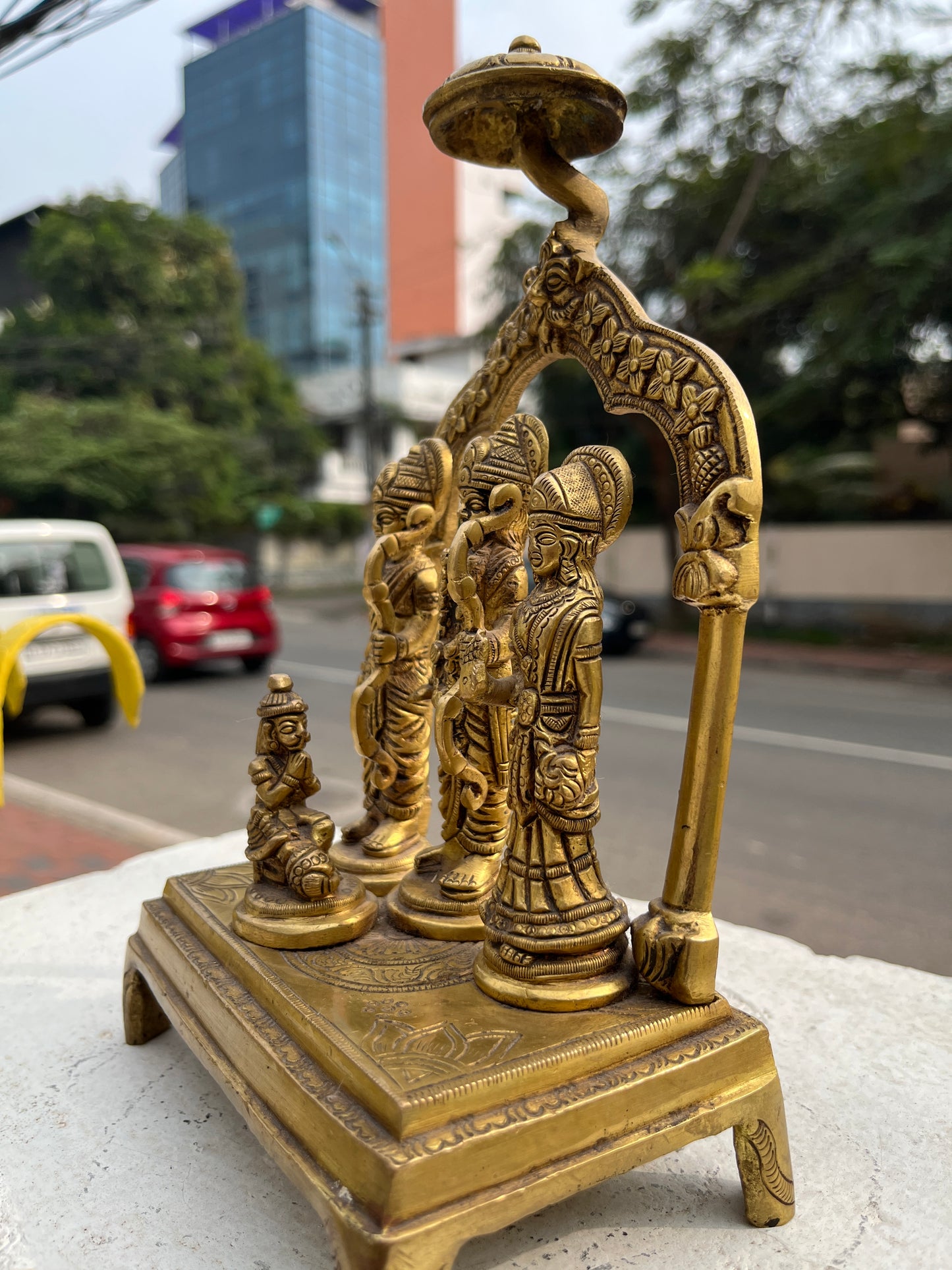 Southloom Solid Brass Handmade Pattabhishekam Handicraft