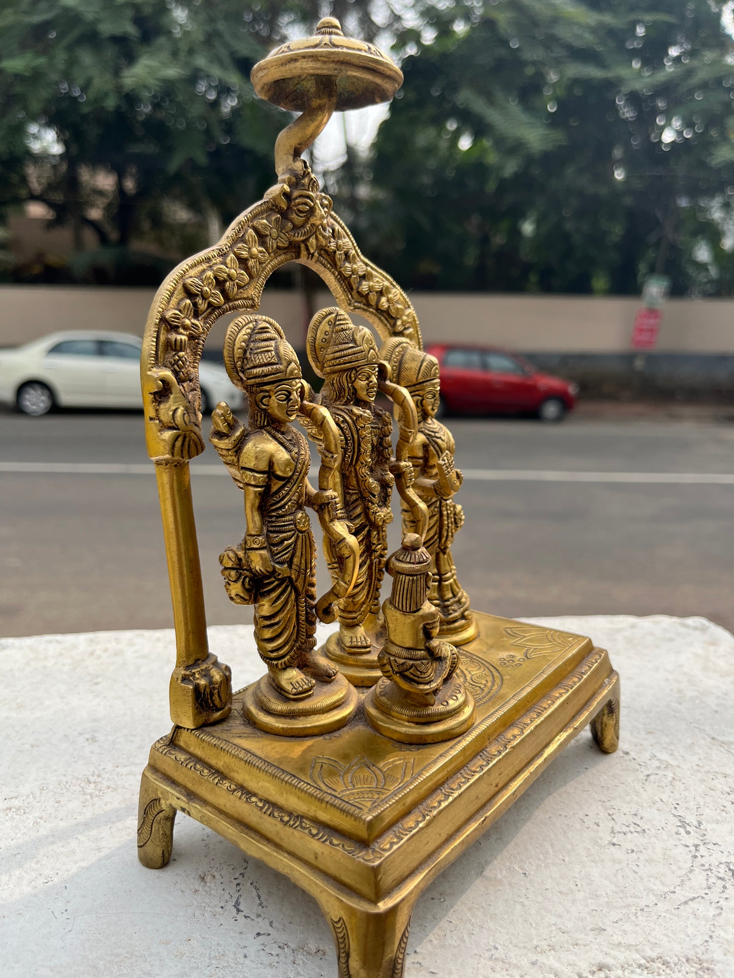 Southloom Solid Brass Handmade Pattabhishekam Handicraft