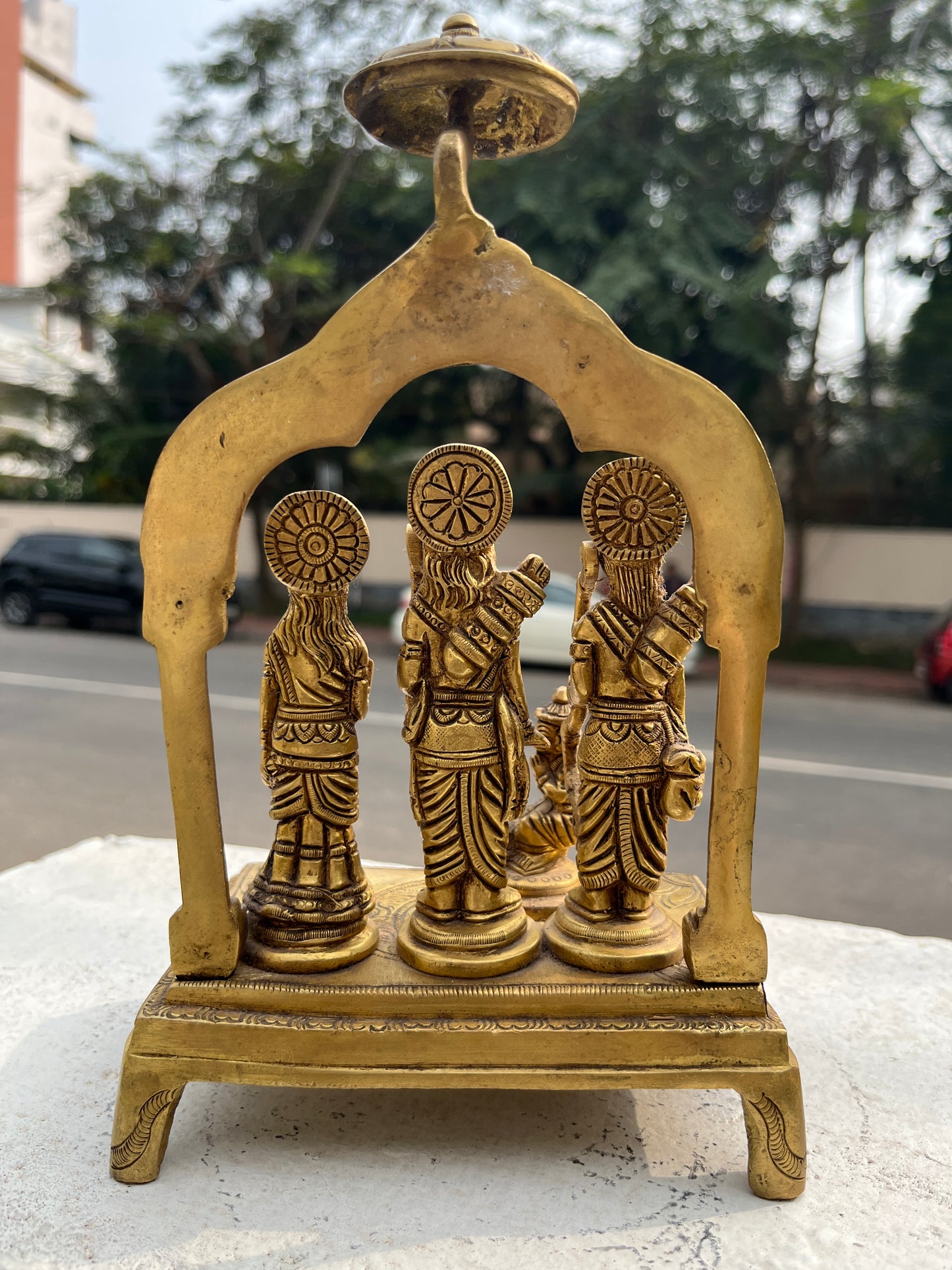 Southloom Solid Brass Handmade Pattabhishekam Handicraft