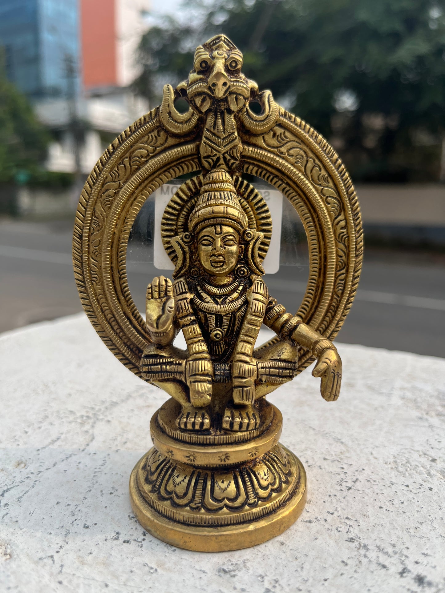 Southloom Solid Brass Handmade Swamy Ayyappan / Sasthavu Handicraft