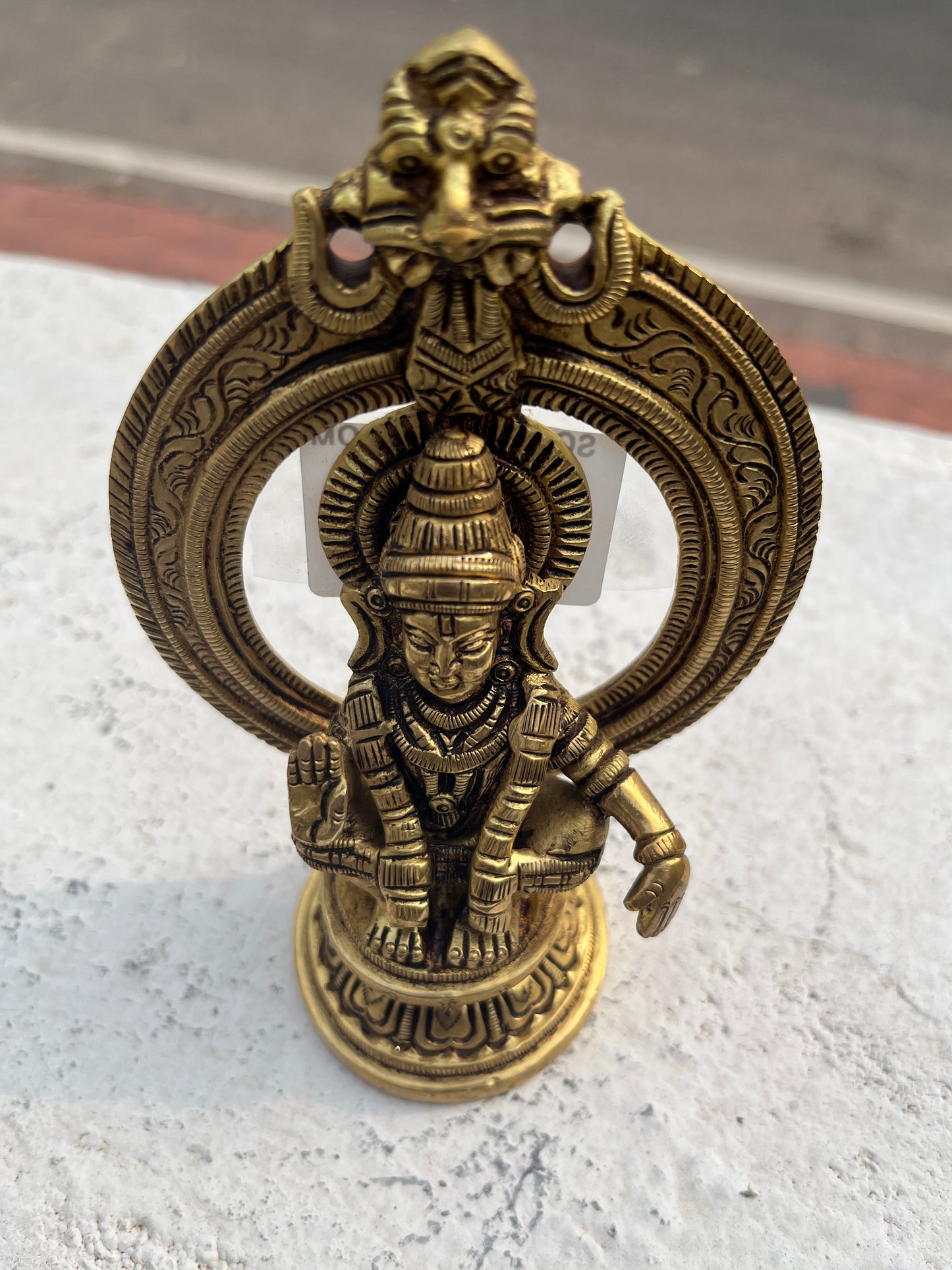 Southloom Solid Brass Handmade Swamy Ayyappan / Sasthavu Handicraft