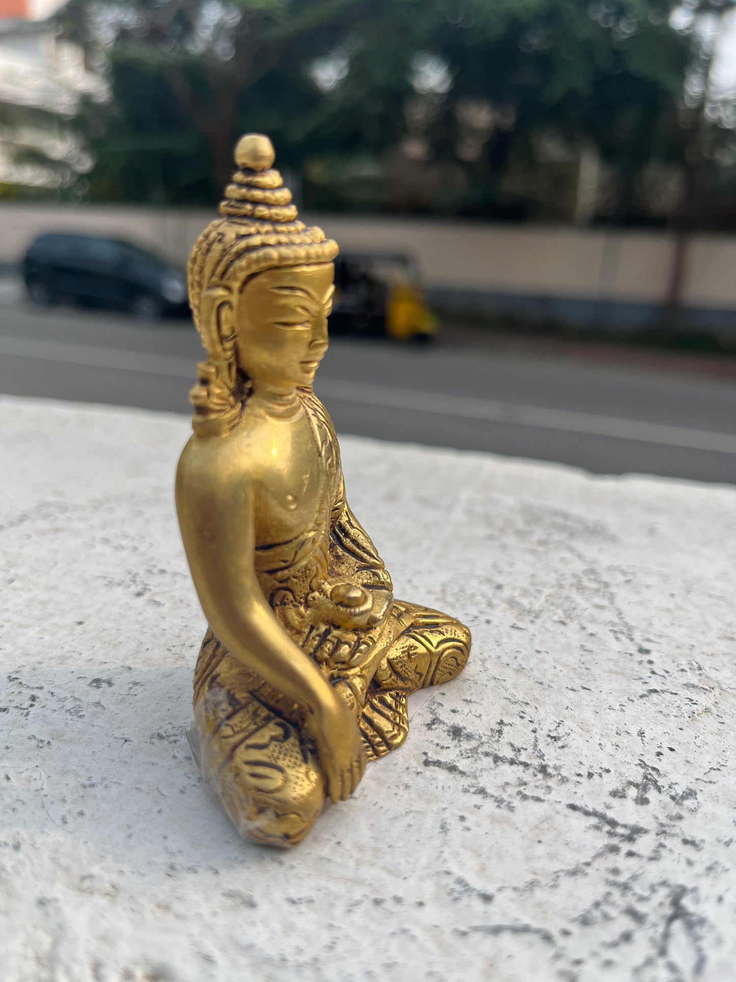 Southloom Solid Brass Handmade Small Buddha Handicraft