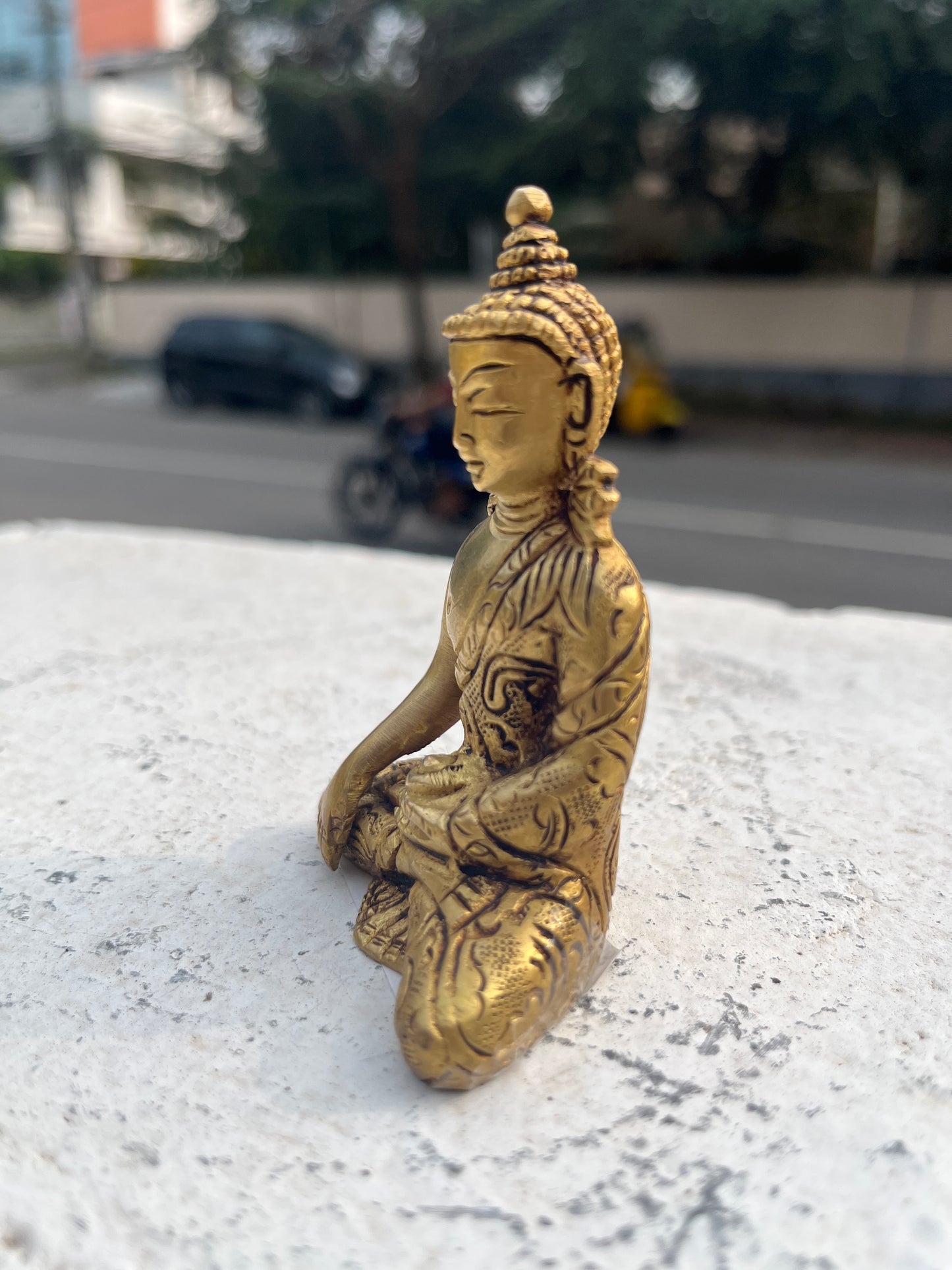 Southloom Solid Brass Handmade Small Buddha Handicraft