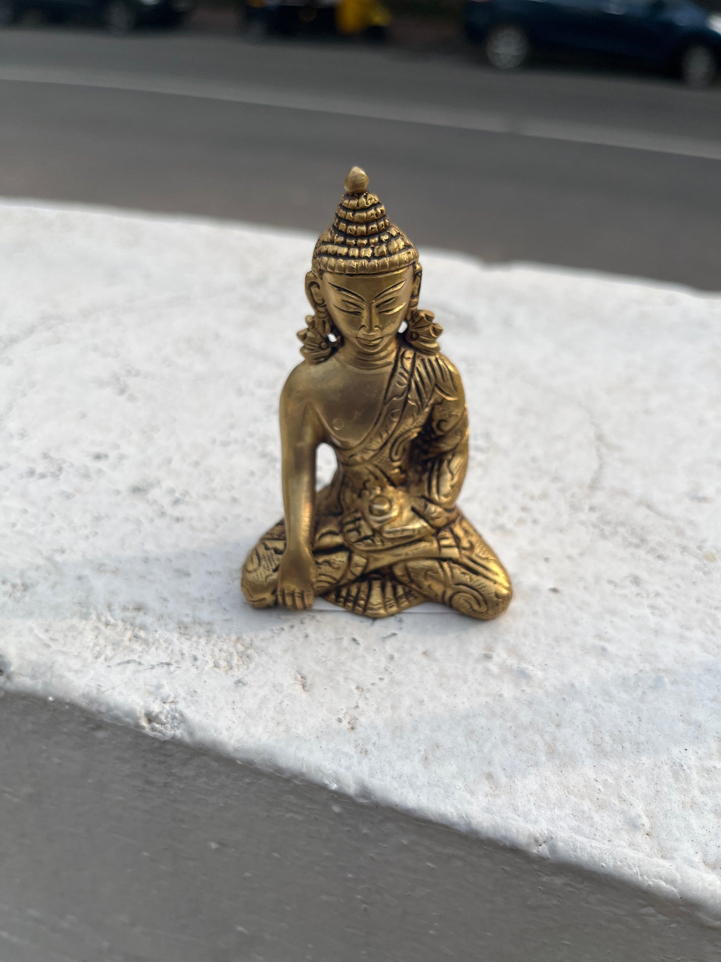 Southloom Solid Brass Handmade Small Buddha Handicraft