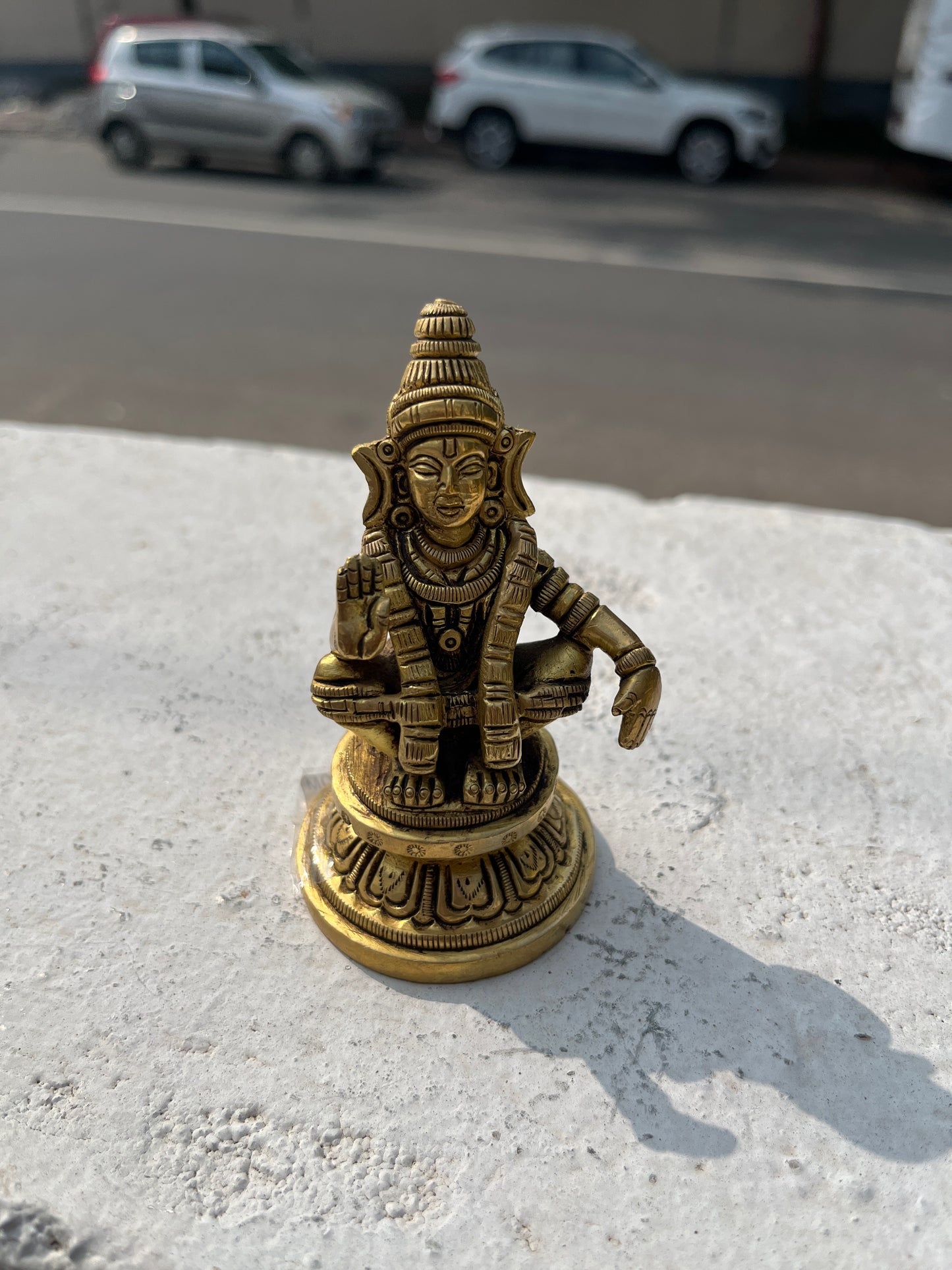 Southloom Solid Brass Handmade Swami Ayyappan / Sasthavu Handicraft