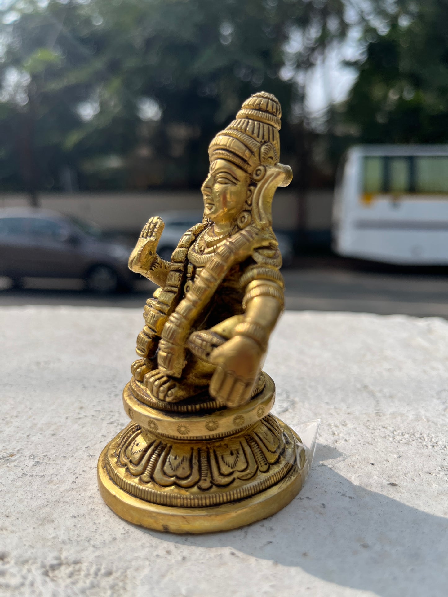 Southloom Solid Brass Handmade Swami Ayyappan / Sasthavu Handicraft