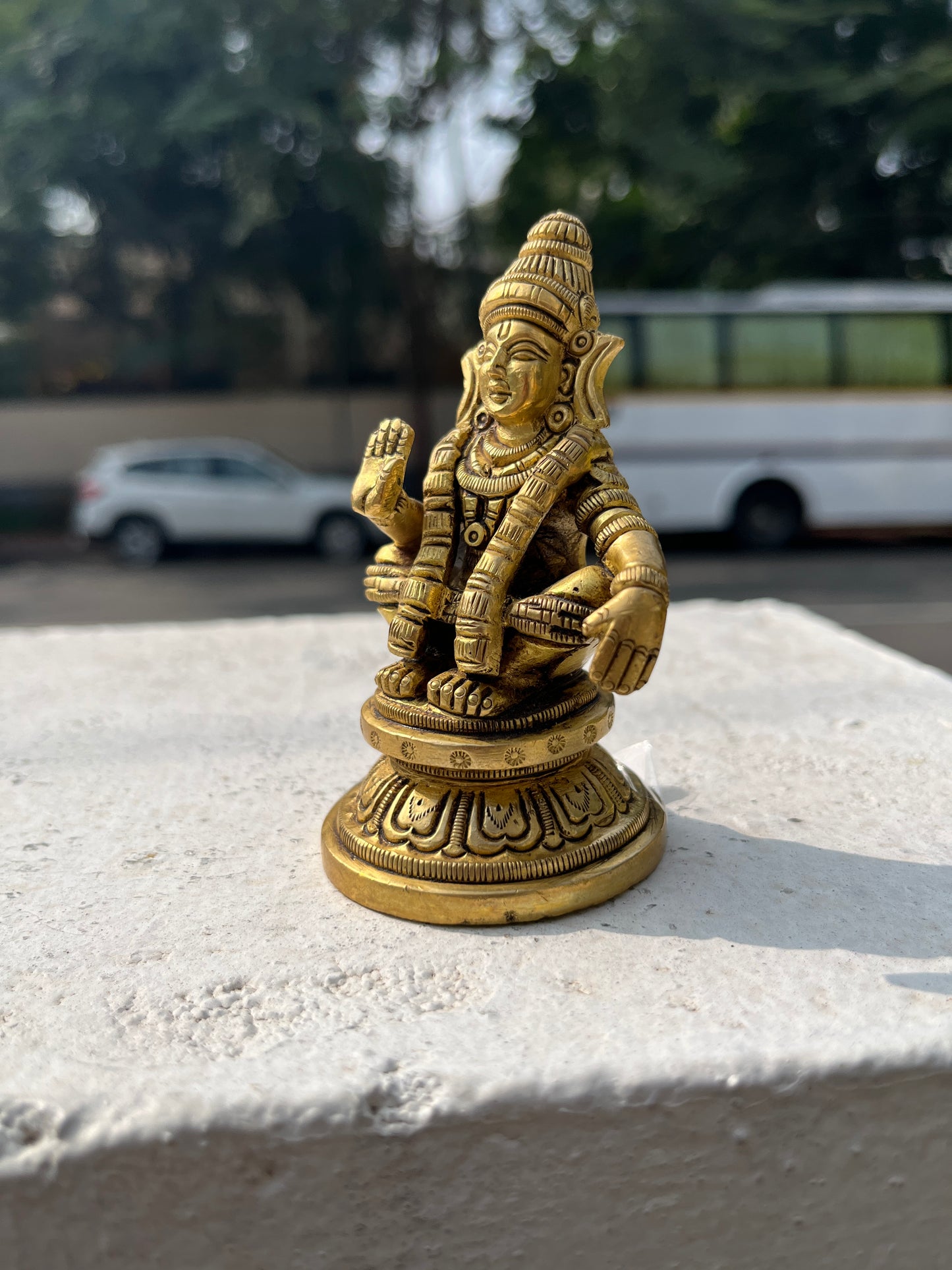 Southloom Solid Brass Handmade Swami Ayyappan / Sasthavu Handicraft