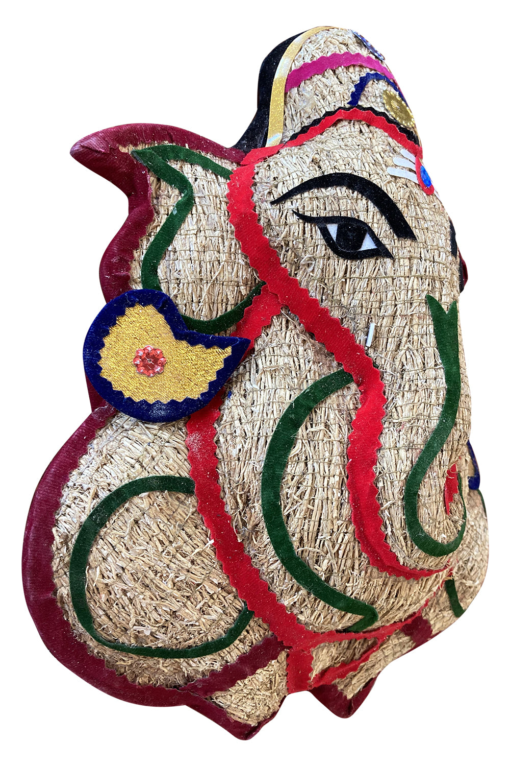 Southloom Handmade Vetiver Ganesha Handicraft (Made from Ramacham / Vetiver Plant)