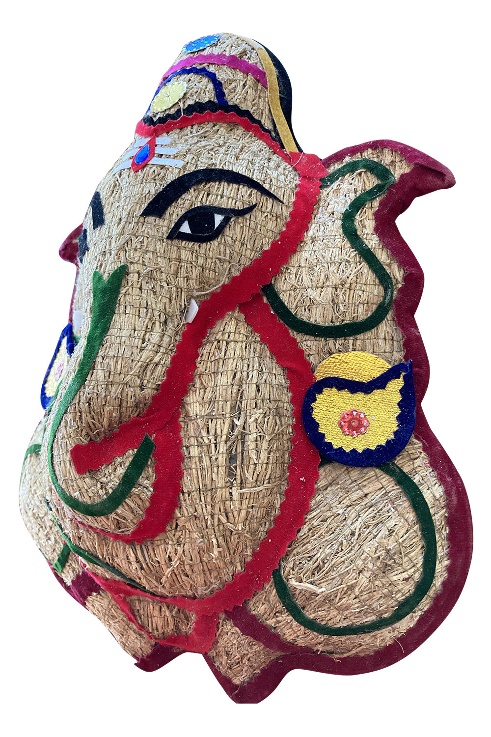 Southloom Handmade Vetiver Ganesha Handicraft (Made from Ramacham / Vetiver Plant)