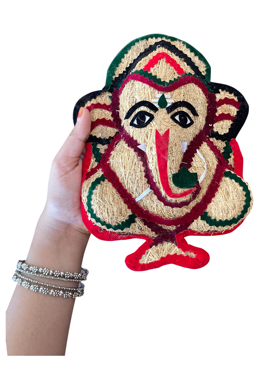 Southloom Handmade Vetiver Ganesha Handicraft (Made from Ramacham / Vetiver Plant)