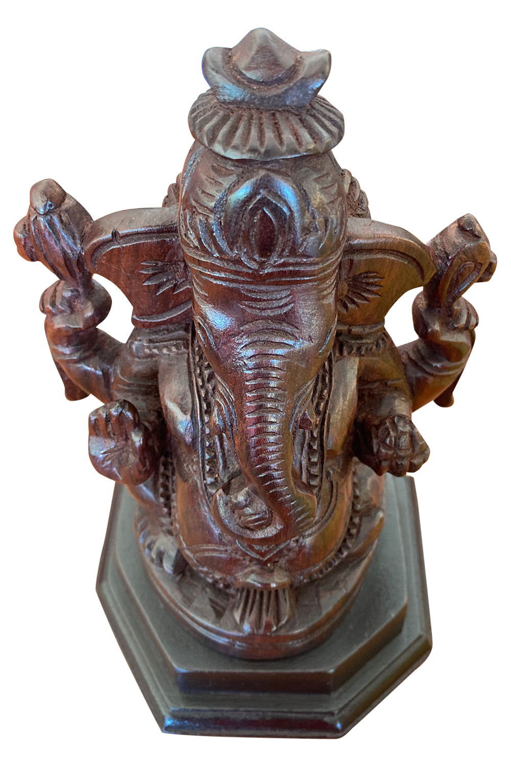 Southloom Handmade Ganesha Handicraft 10 inches (Carved from Rose Wood)