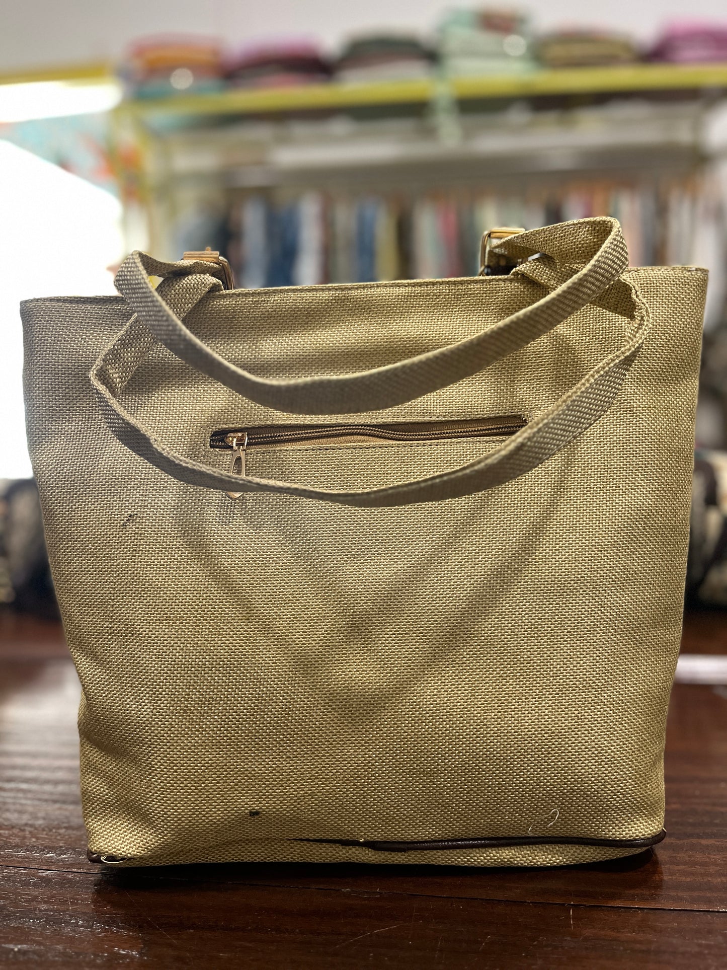 Southloom™ Handmade Light Brown Handbag (Include 1 Pouch)