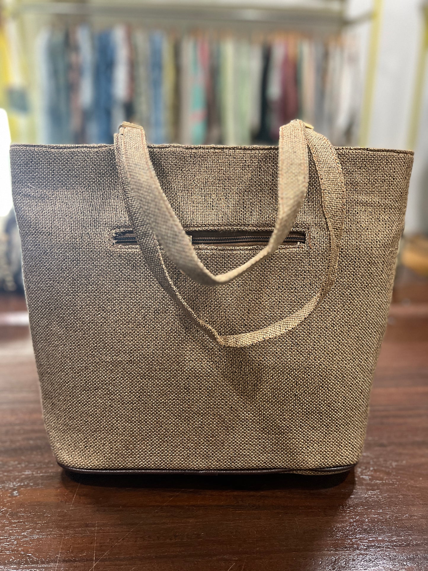 Southloom™ Handmade Brown Handbag (Include 1 Pouch)