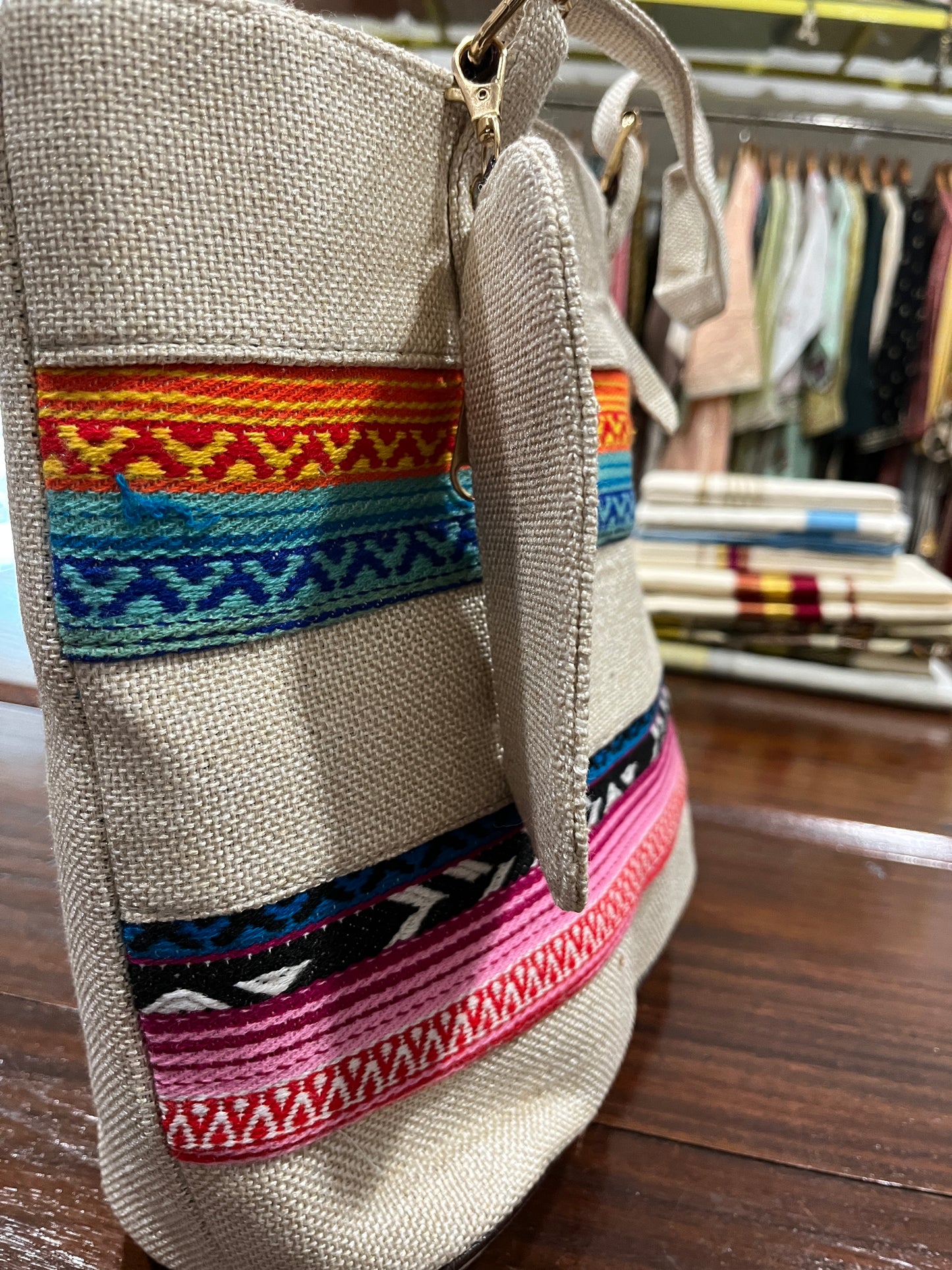Southloom™ Handmade Light Brown Handbag (Include 1 Pouch)
