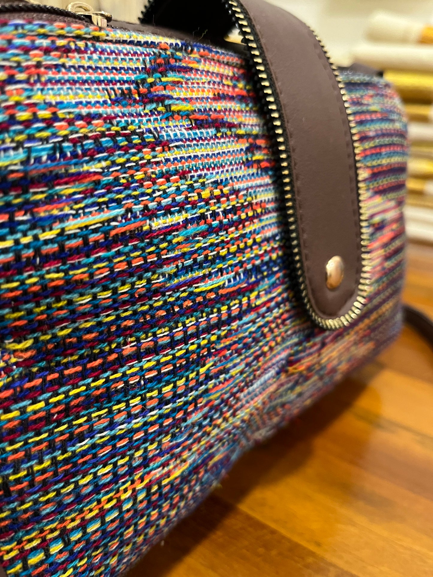 Southloom™ Handmade Multi Colour Design Sling Bag with Leatherette