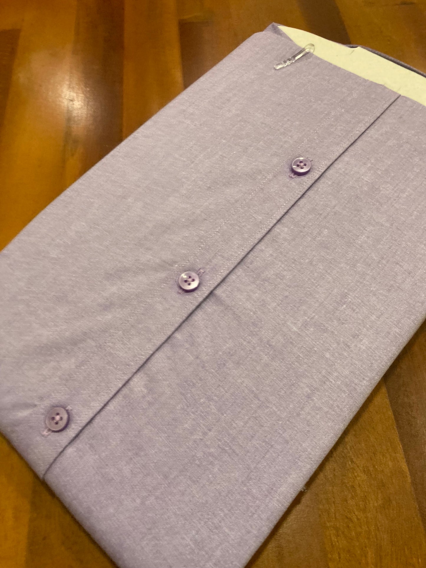 Pure Cotton Purple Shaded Shirt (40 HS)