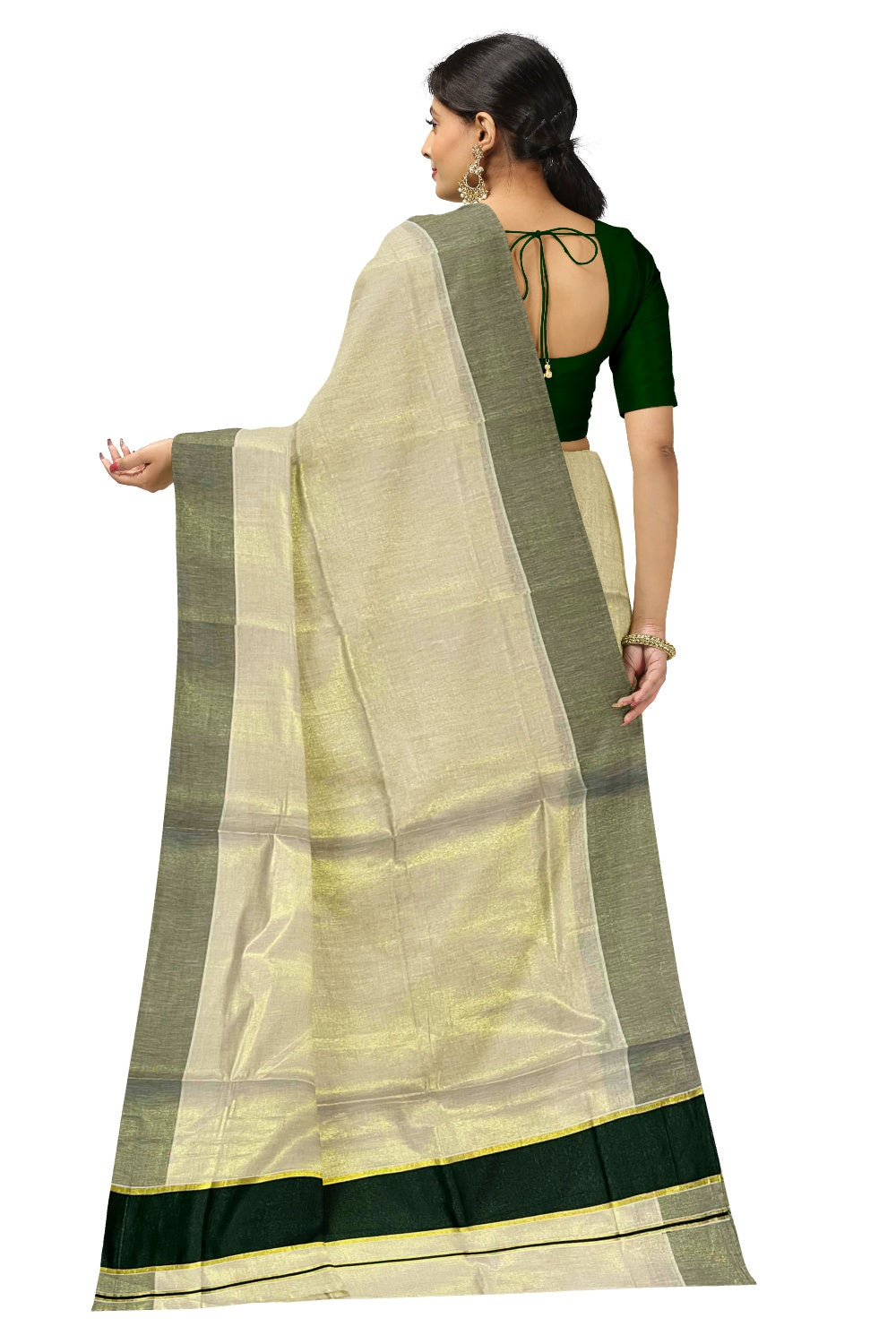 Ilam Pacha Setu Saree – The Kaithari Project