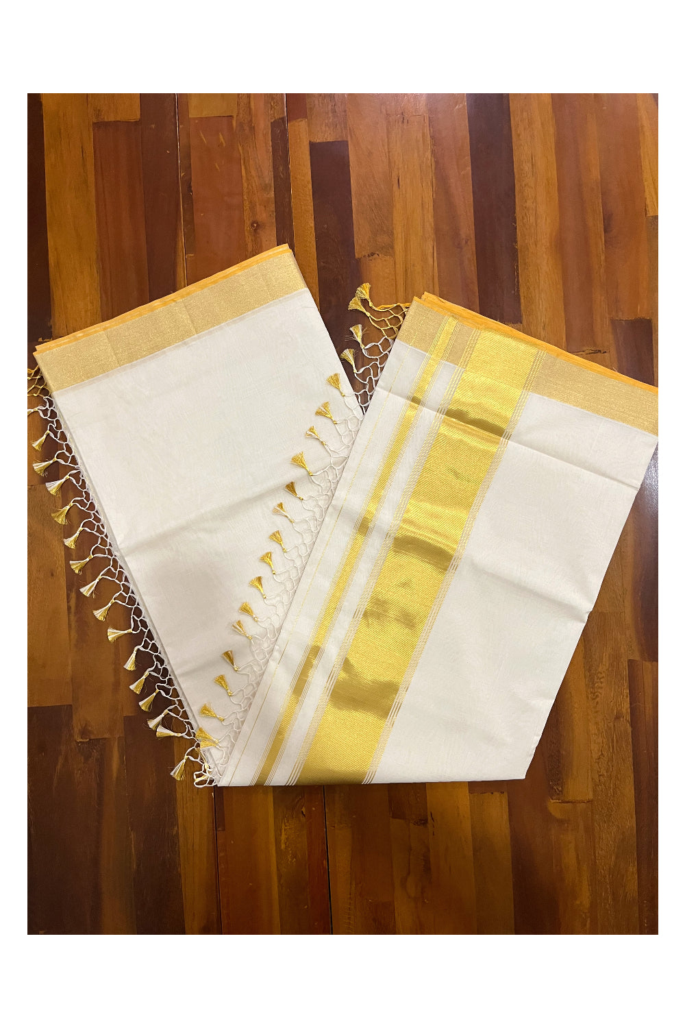 Southloom Super Premium Balaramapuram Unakkupaavu Wedding Handloom Saree with 4 inch Pallu