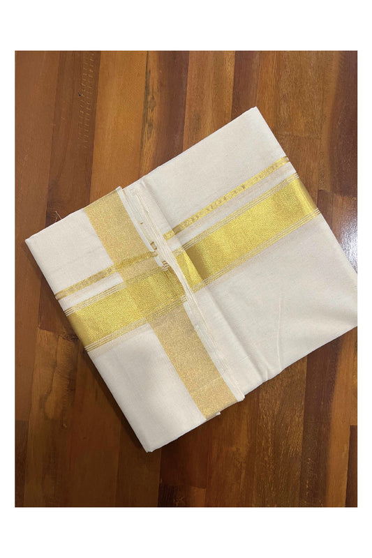 Southloom Super Premium Balaramapuram Pure Cotton Unakkupaavu Wedding Kasavu Mundu