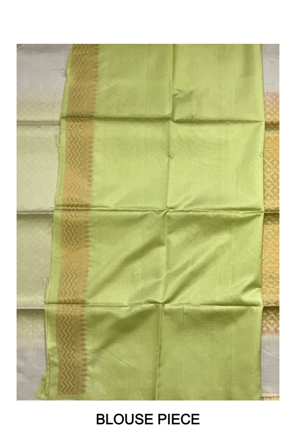 Southloom Semi Tussar Designer Green Saree with Grey Border