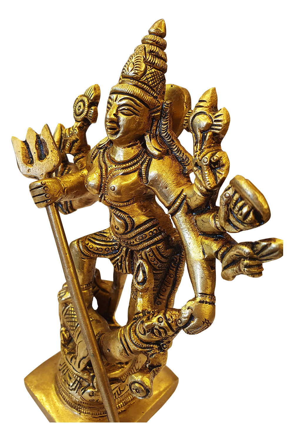 Southloom Solid Brass Handmade Devi Handicraft