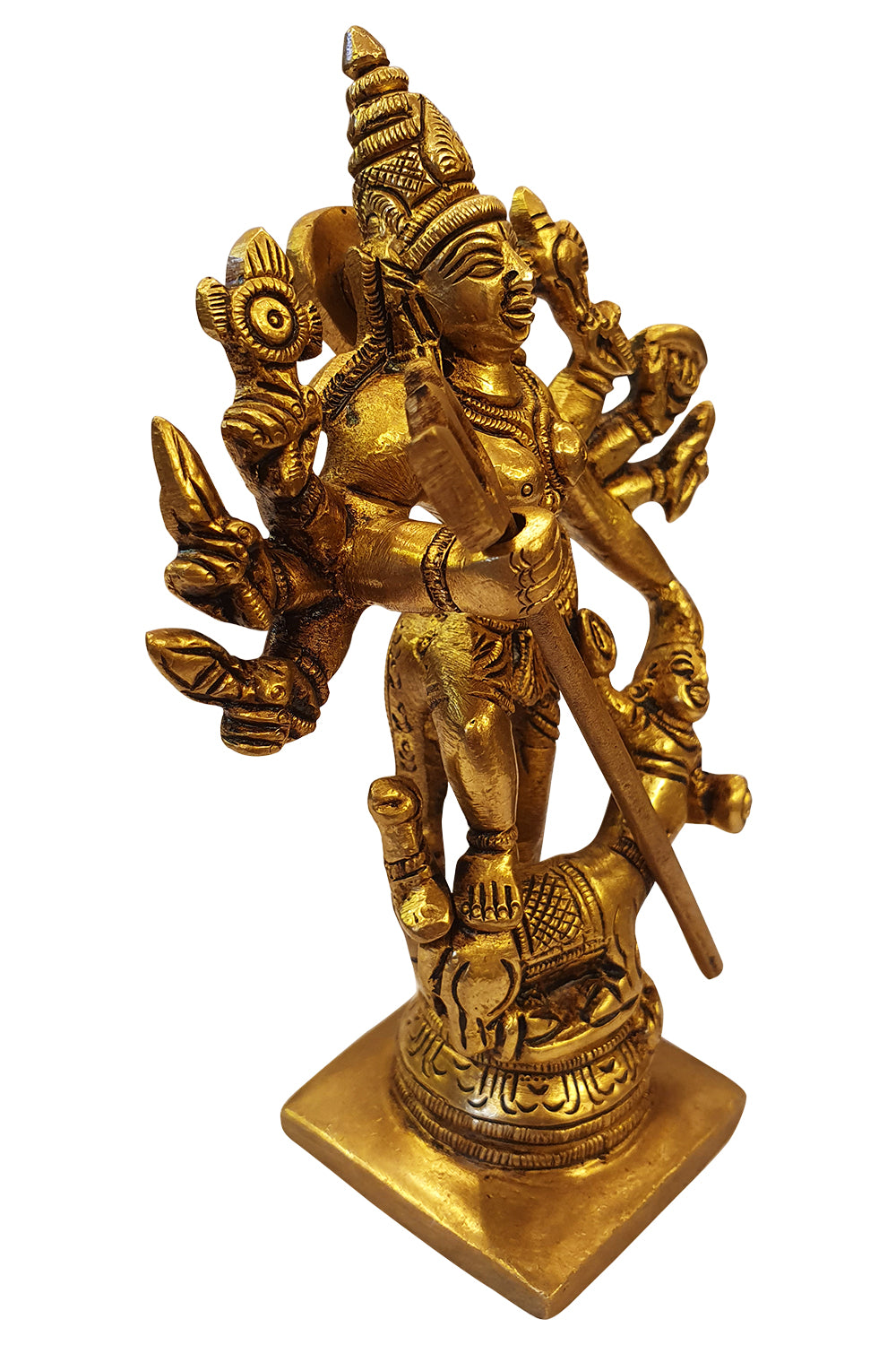 Southloom Solid Brass Handmade Devi Handicraft