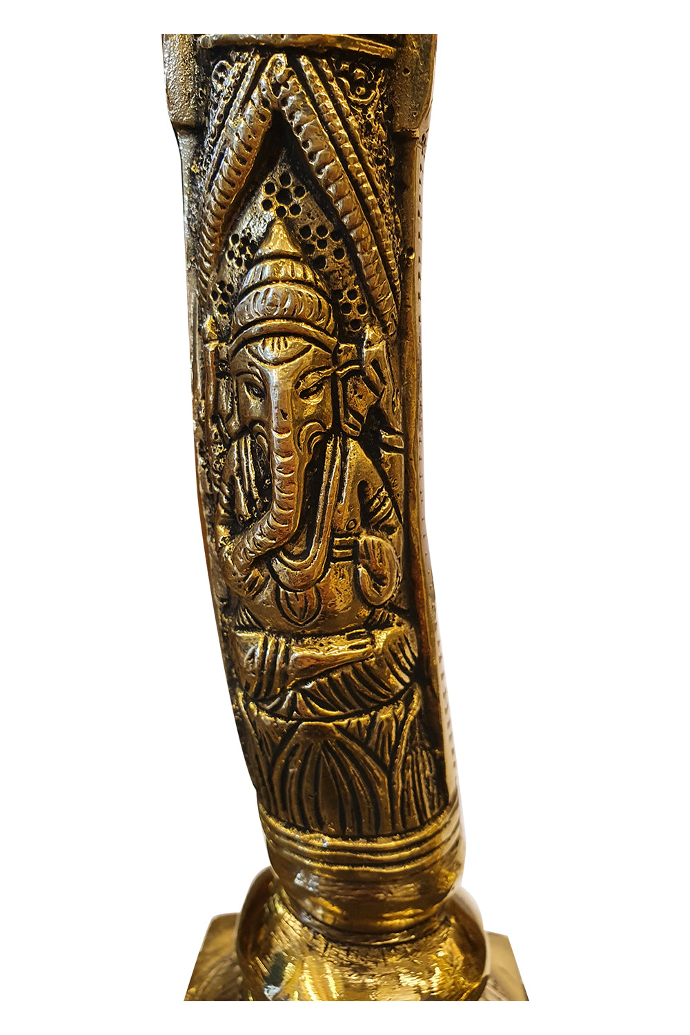 Southloom Solid Brass Handmade Elephant Tusk Handicraft