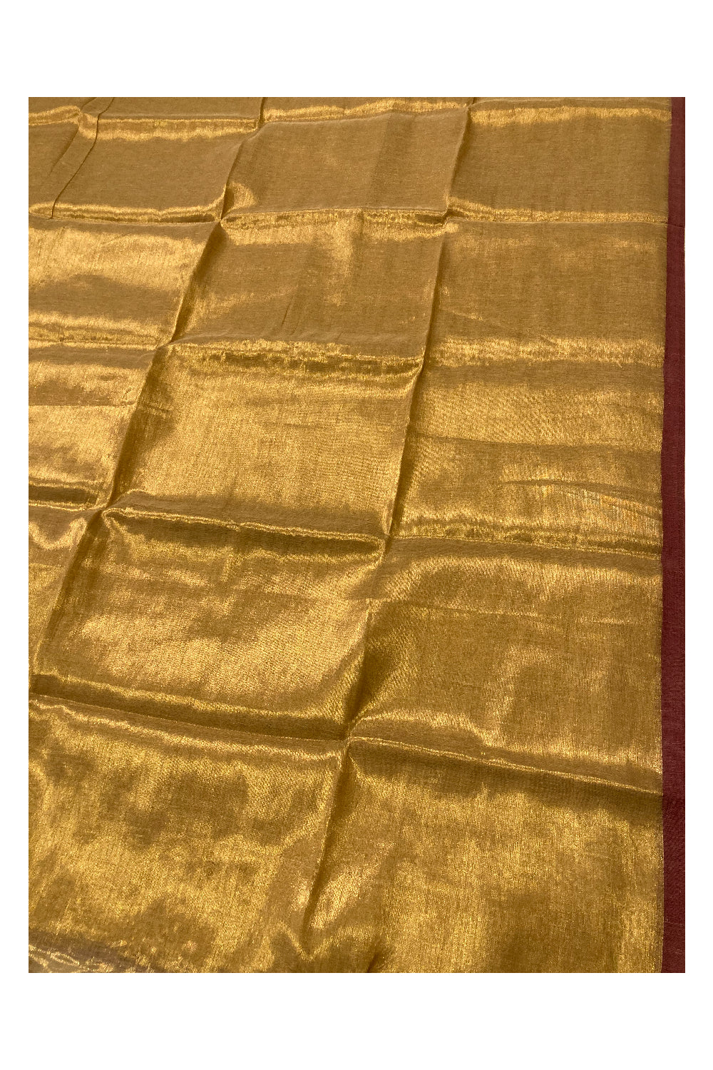 Southloom Yellow Tissue Designer Saree with Tassels work