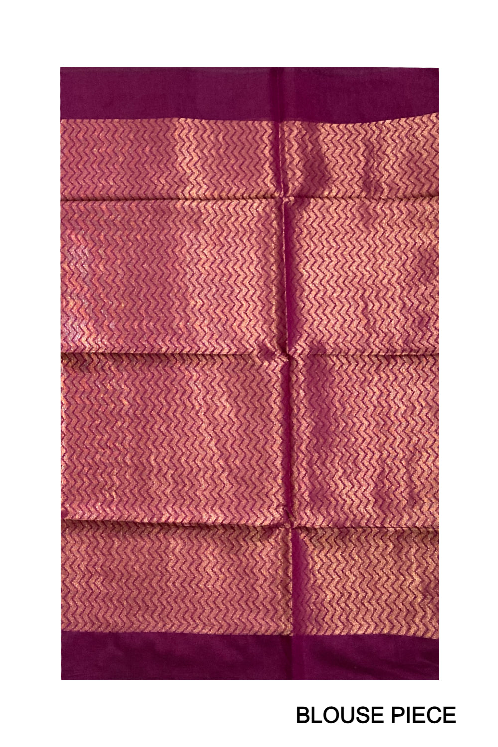 Southloom Cotton Kasavu Designer Woven Works in Magenta Saree