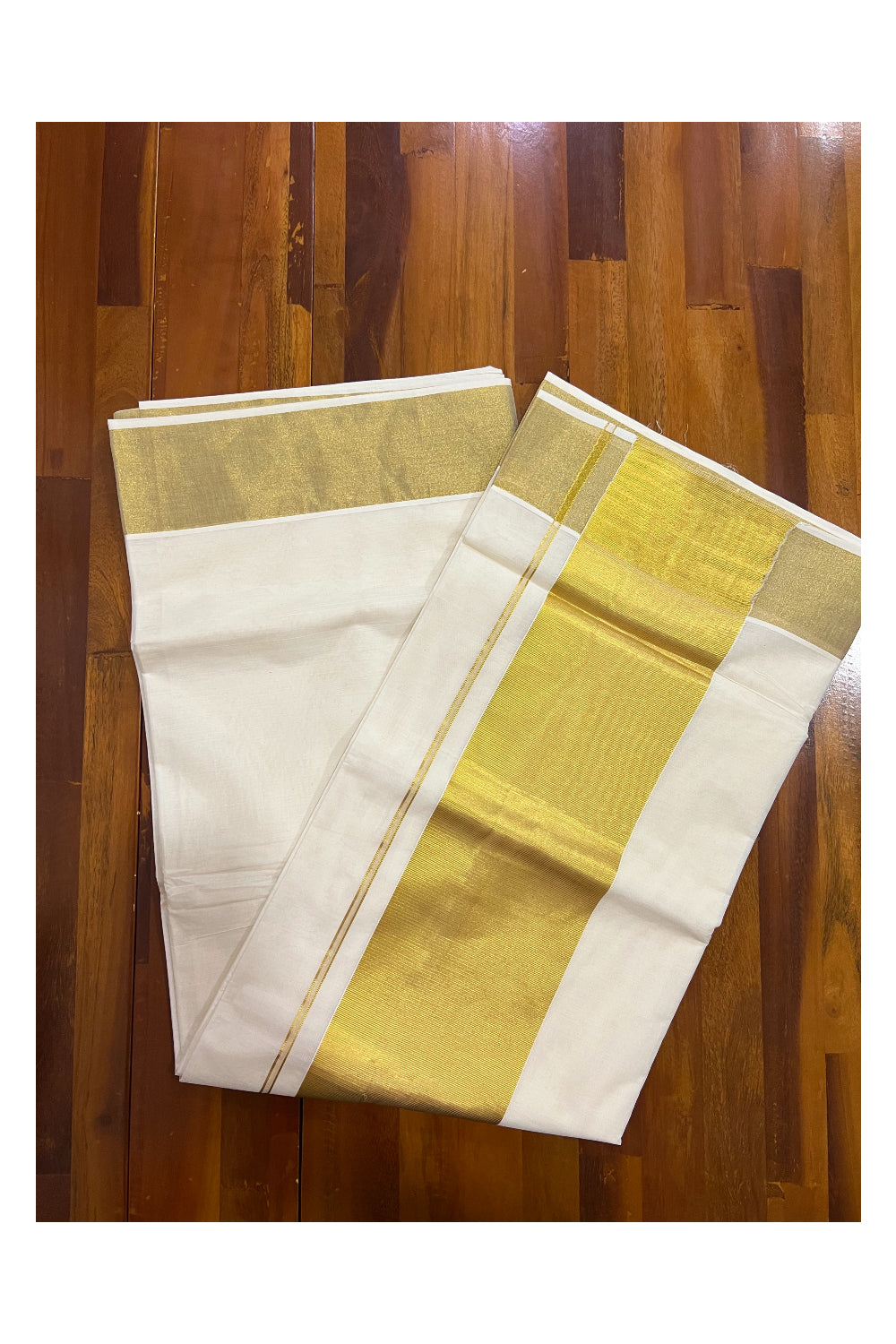 Pure Cotton Kerala Saree with 6x3 Kasavu Border