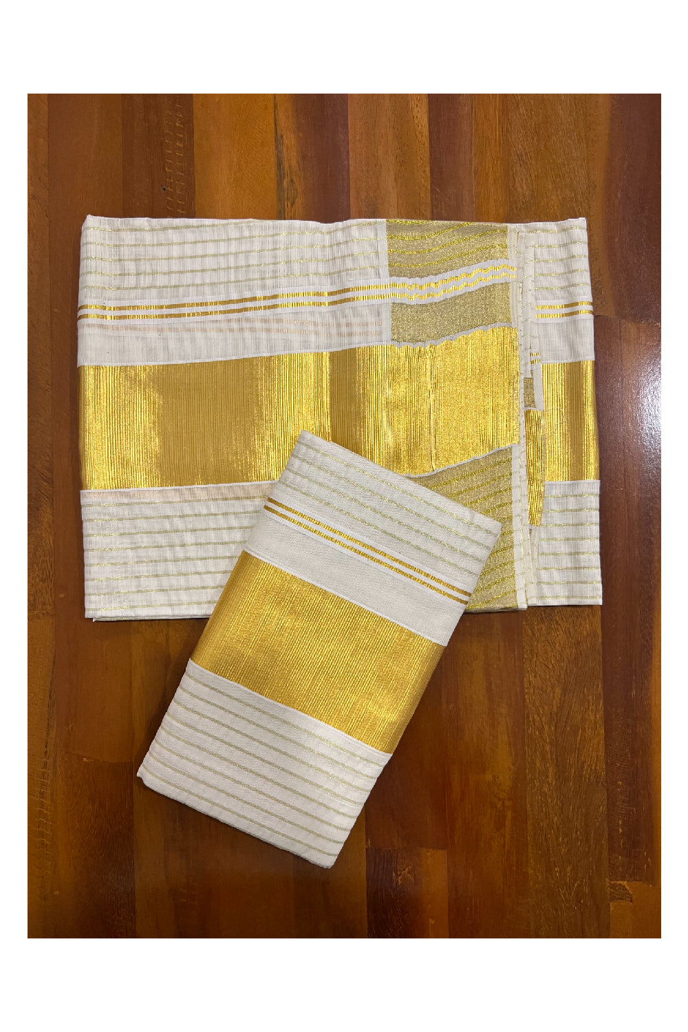 Stripes / Checks Design Set Mundu